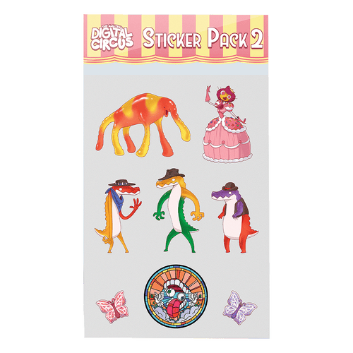 Digital Circus Sticker Pack 2